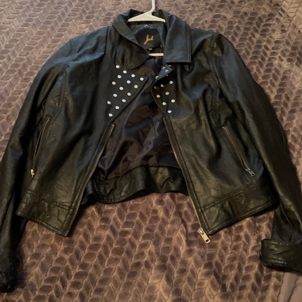 Faux Leather Jacket